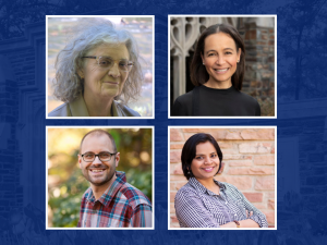 Four Trinity Faculty Honored with 2022 Undergraduate Teaching Awards